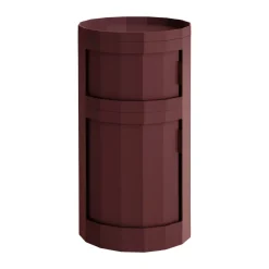 HAY Kaapit & Vitriinit^Facet Cabinet 110 sivupöytä, Burgundy