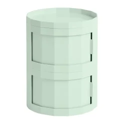 HAY Kaapit & Vitriinit^Facet Cabinet 20 sivupöytä, Soft mint
