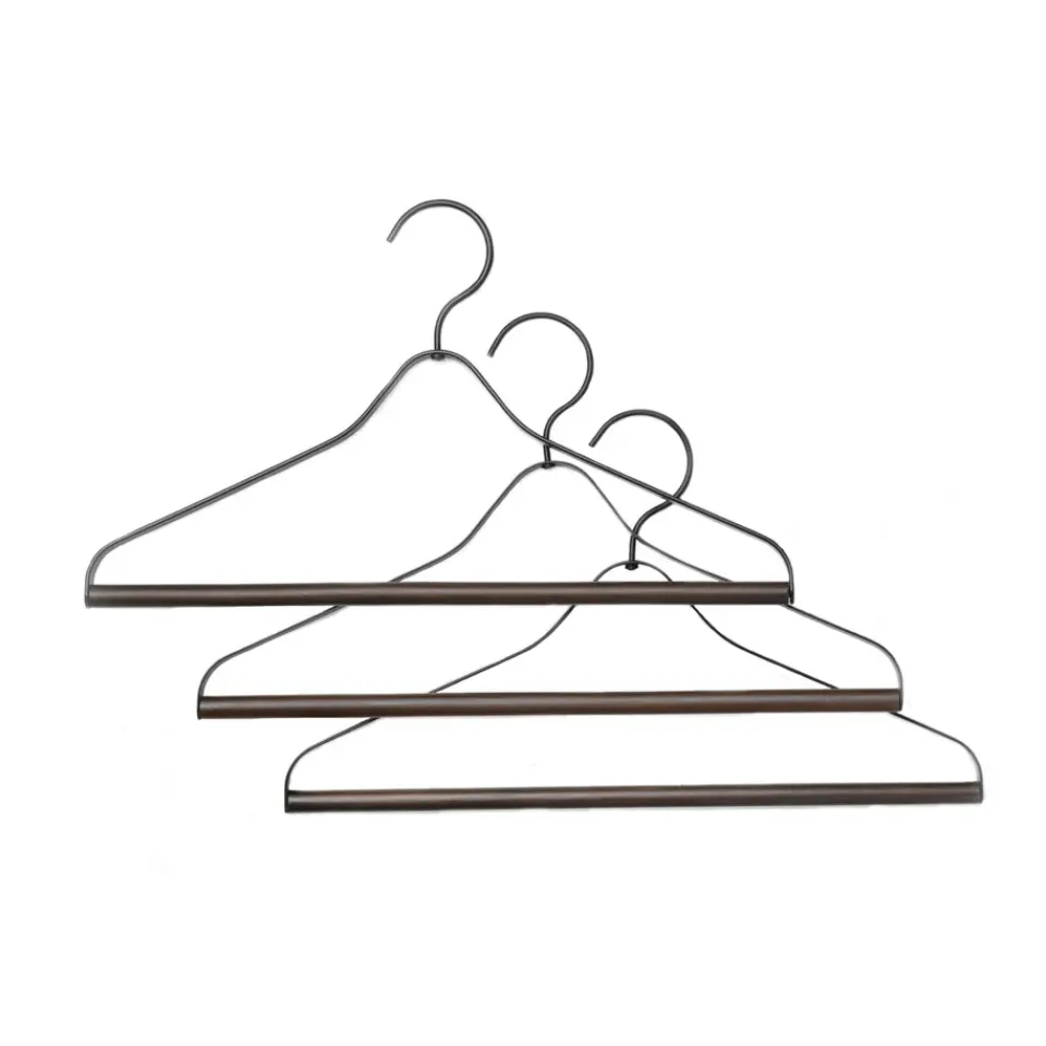 Ferm Living Vaatelineet & Henkarit|Koukut & Vaateripustimet^henkari 3- pakkaus, musta