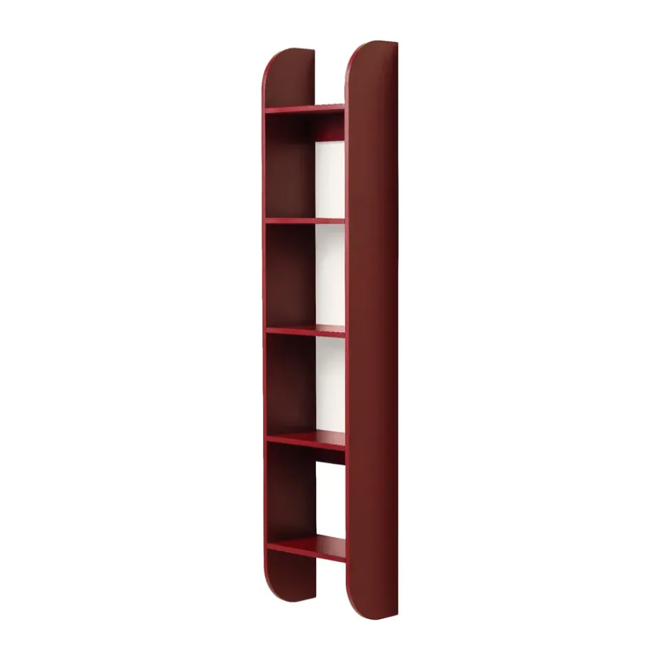 TÔNN furniture Hyllyt & Hyllyjärjestelmät^Flaneaur seinähylly 27x128 cm, Burgundy