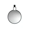 SMD Design Pyöreät Peilit|Seinäpeilit^Flora peili, Harmaa, Ø 40 cm