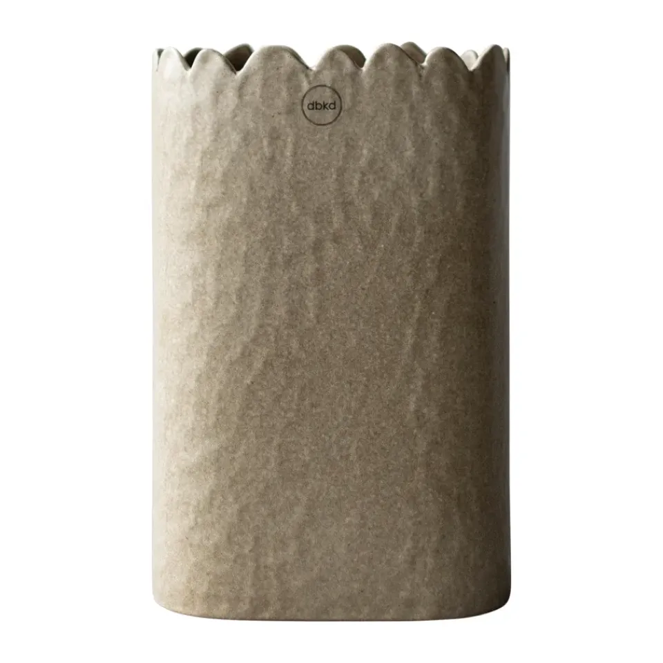 DBKD Maljakot^Flowery maljakko 20 cm, Beige