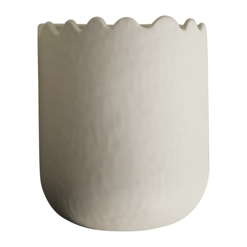 DBKD Ruukut^Flowery seinäruukku 19 cm, Creme
