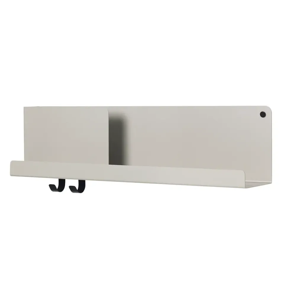 Muuto Hyllyt & Hyllyjärjestelmät^Folded hylly keskikokoinen, Harmaa