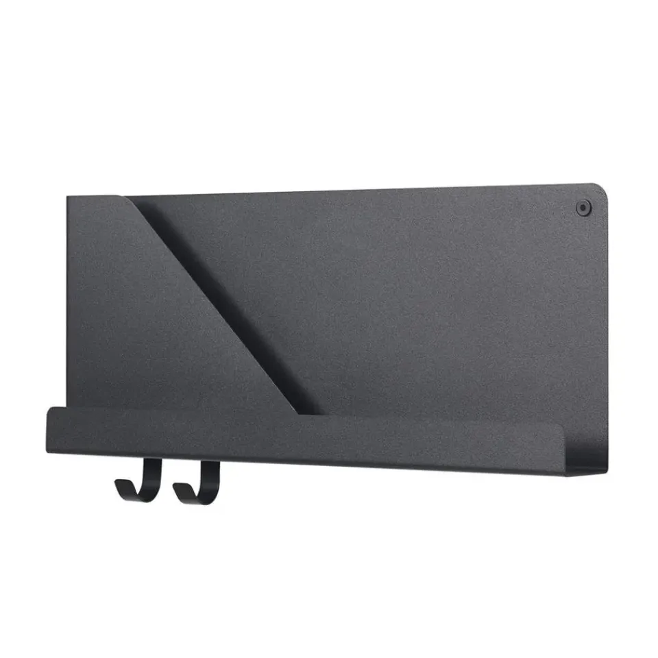 Muuto Hyllyt & Hyllyjärjestelmät^Folded hylly pieni, Musta