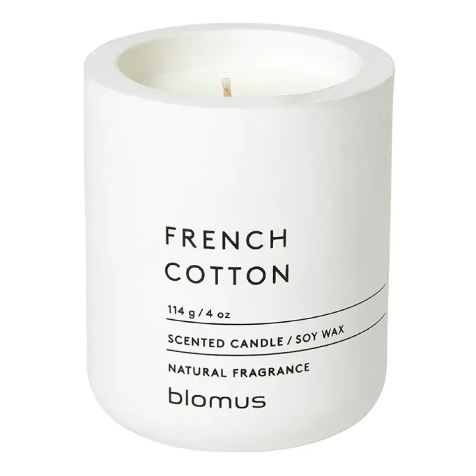 Blomus Tuoksukynttilät & Tuoksutikut^Fraga tuoksukynttilä 24 tuntia, French Cotton-Lily White