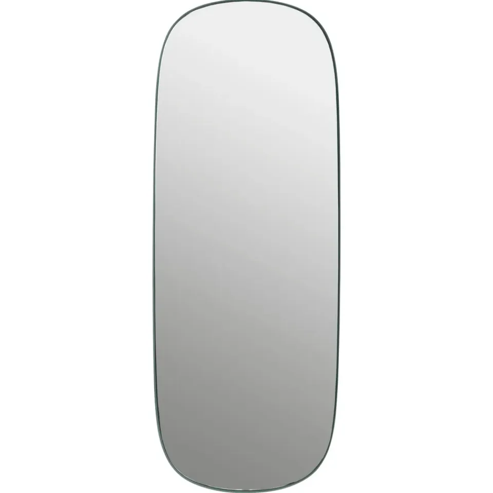 Muuto Seinäpeilit^Framed peili iso, Darkgreen-clear, 118x44,5