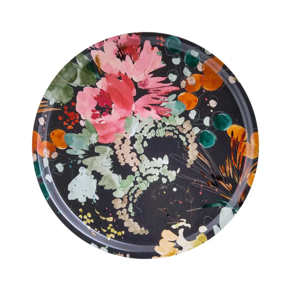 Åry Home Kodinsisustusta Ja Yksityiskohtia|Koristetarjottimet^Garden Bouquet pyöreä tarjotin, Ø 31 cm