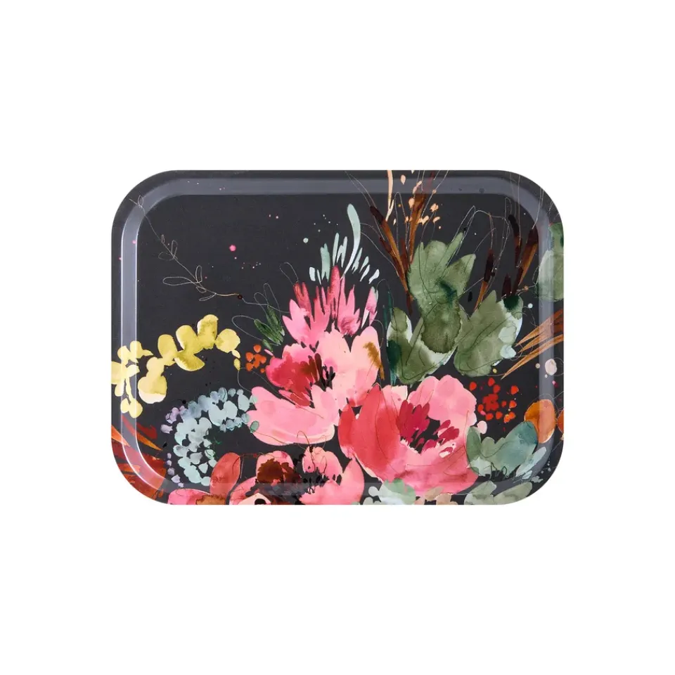 Åry Home Kodinsisustusta Ja Yksityiskohtia|Koristetarjottimet^Garden Bouquet Roccoco tarjotin, 27 cm x 20 cm