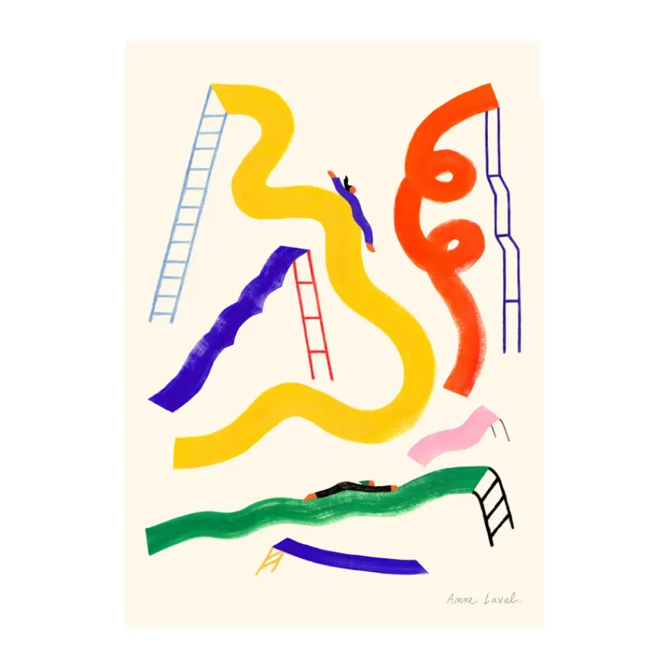 Paper Collective Julisteet^Glisser juliste, 30x40 cm