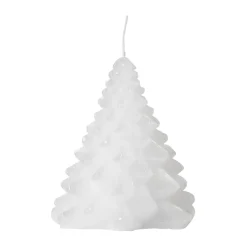 Broste Copenhagen Kynttilät^Granny Christmas tree kynttilä Ø9x10 cm, Puhdas valkoinen