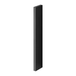 Massproductions Hyllyt & Hyllyjärjestelmät^Gridlock Side Panel H740, Black stained Ash