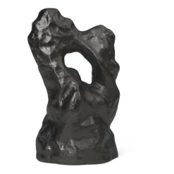 Ferm Living Veistokset & Posliinihahmot^Grotto veistos, Blackened Aluminium
