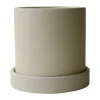 DBKD Ruukut^Grow ruukku Ø10 cm aluslautasella, Sandy creme