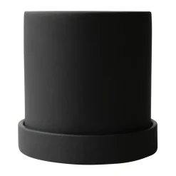 DBKD Ruukut^Grow ruukku Ø10 cm aluslautasella, Sandy black