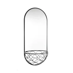 SMD Design Seinäpeilit^Haga peili, Harmaa, 40 x 90 cm