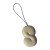 DBKD Joulukoristeet^Hanging bun koristeriipus, Beige
