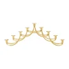 Georg Jensen Kynttilänjalat & Kyntteliköt^Harmony menorah kynttilänjalka, Kultapäällysteinen ruostumaton teräs