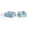 HAY Säilytyskorit^Colour Crate Mini 2-pack 13x17 cm, Soft blue
