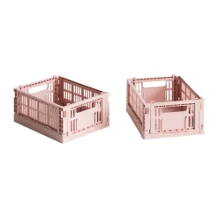 HAY Säilytyskorit^Colour Crate Mini 2-pack 13x17 cm, Blush
