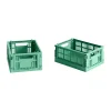 HAY Säilytyskorit^Colour Crate Mini 2-pack 13x17 cm, Dark mint