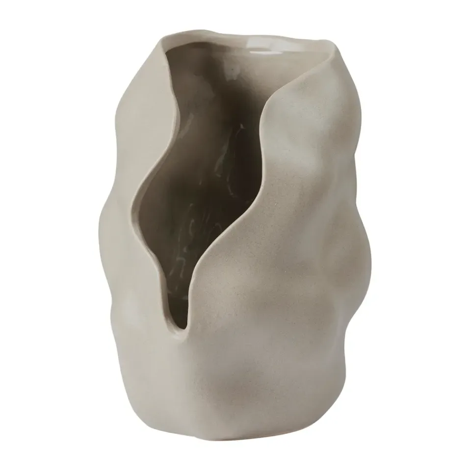 Broste Copenhagen Kynttilälyhdyt & Kynttilävadit^Hekla Hurricane-lamppu, Dove grey, Ø18,6 cm