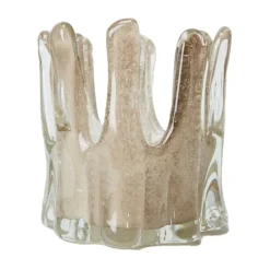Olsson & Jensen Kynttilälyhdyt & Kynttilävadit^Helix kynttilälyhty Ø14 cm, Taupe