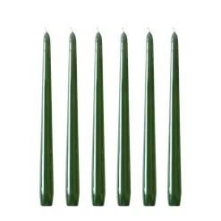 Hilke Collection Kynttilät^Herrgårdsljus kynttilät 30 cm 6-pakkaus, Tummanvihreä