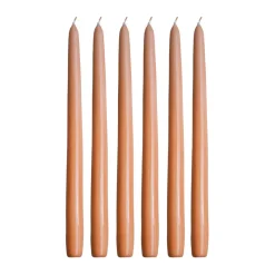Hilke Collection Kynttilät^Herrgårdsljus kynttilät 30 cm 6-pakkaus, Aprikoosi