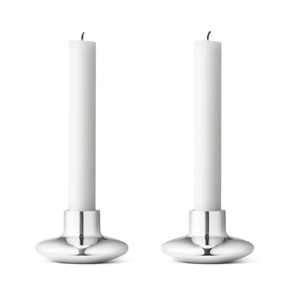 Georg Jensen Kynttilänjalat & Kyntteliköt^HK kynttilänjalka 2-pakkaus, 4,2 cm