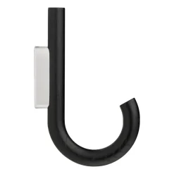 Gejst Koukut & Vaateripustimet^Hook koukku 19 cm, Mustaksi petsattu tammi-kromi