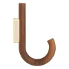 Gejst Koukut & Vaateripustimet^Hook koukku 19 cm, Saksanpähkinä-messinki