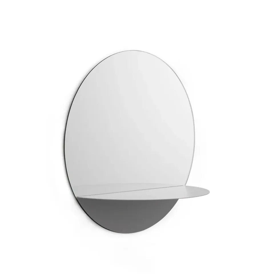 Normann Copenhagen Pyöreät Peilit|Seinäpeilit^Horizon peili pyöreä, harmaa