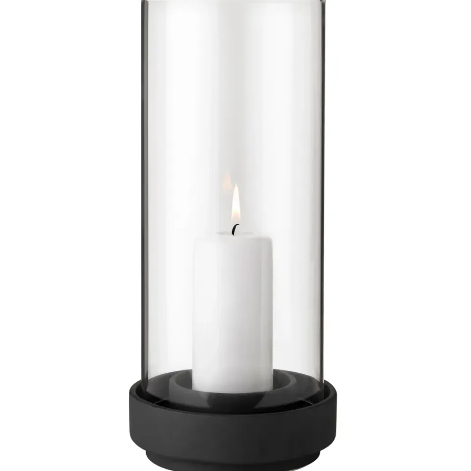 Stelton Kynttilälyhdyt & Kynttilävadit^Hurricane kynttilälyhty musta, Suuri