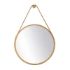 FDB Møbler Seinäpeilit^I3 Mossø seinäpeili, Oak nature lacquered Ø60 cm