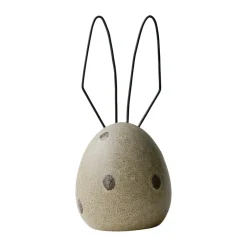 DBKD Pääsiäiskoristeet^Jänis pääsiäiskoriste H18 cm, Beige dot