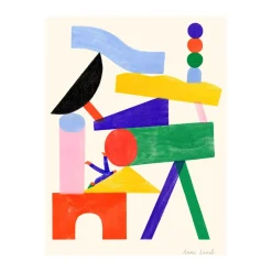 Paper Collective Julisteet^Jouer juliste, 50x70 cm