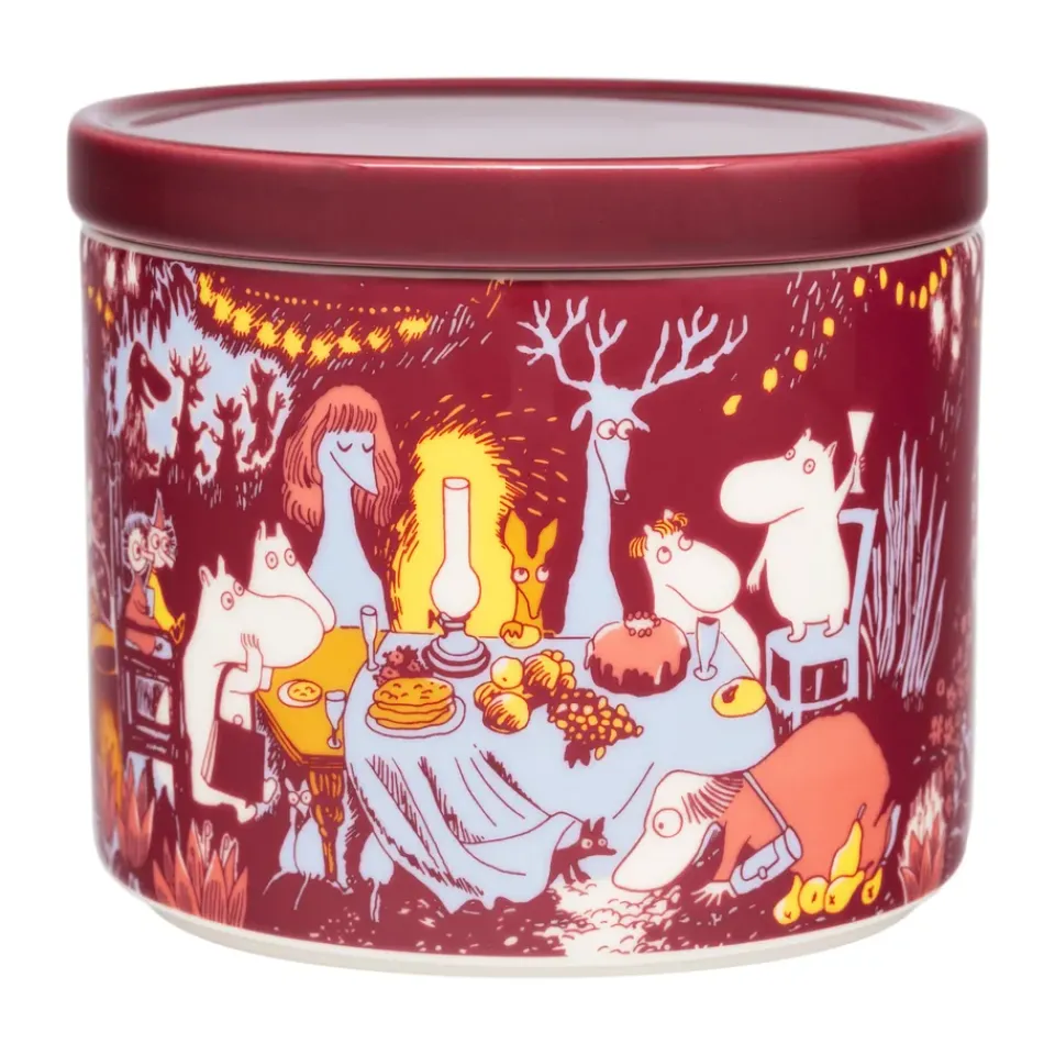 Moomin Arabia Joulukoristeet^Juhlahetket mumin purkki, 11xØ12,5 70 cl