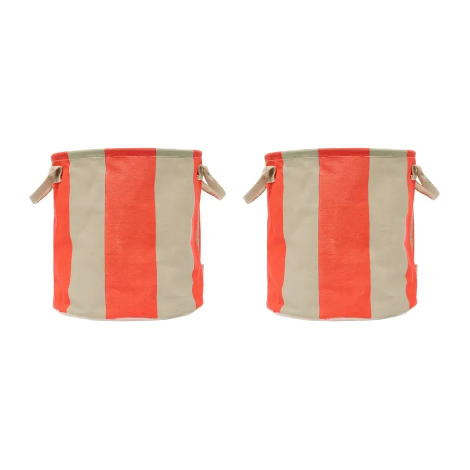 OYOY Säilytyskorit^Kara säilytyskori medium Ø32x32 cm 2-pack., Cherry Red