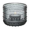 Iittala Kynttilälyhdyt & Kynttilävadit^Kastehelmi kynttilälyhty 64 mm, harmaa