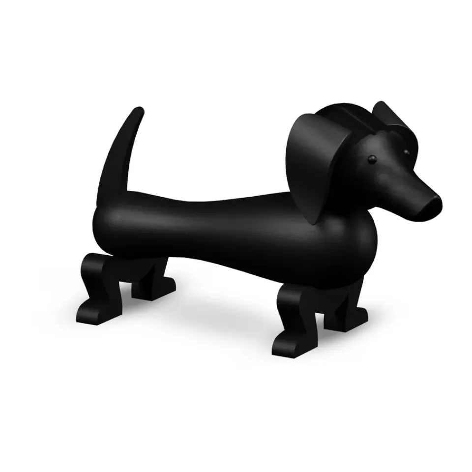 Kay Bojesen Denmark Puuhahmot^Kay Bojesen koira 28,5 cm, Tumma petsattu tammi