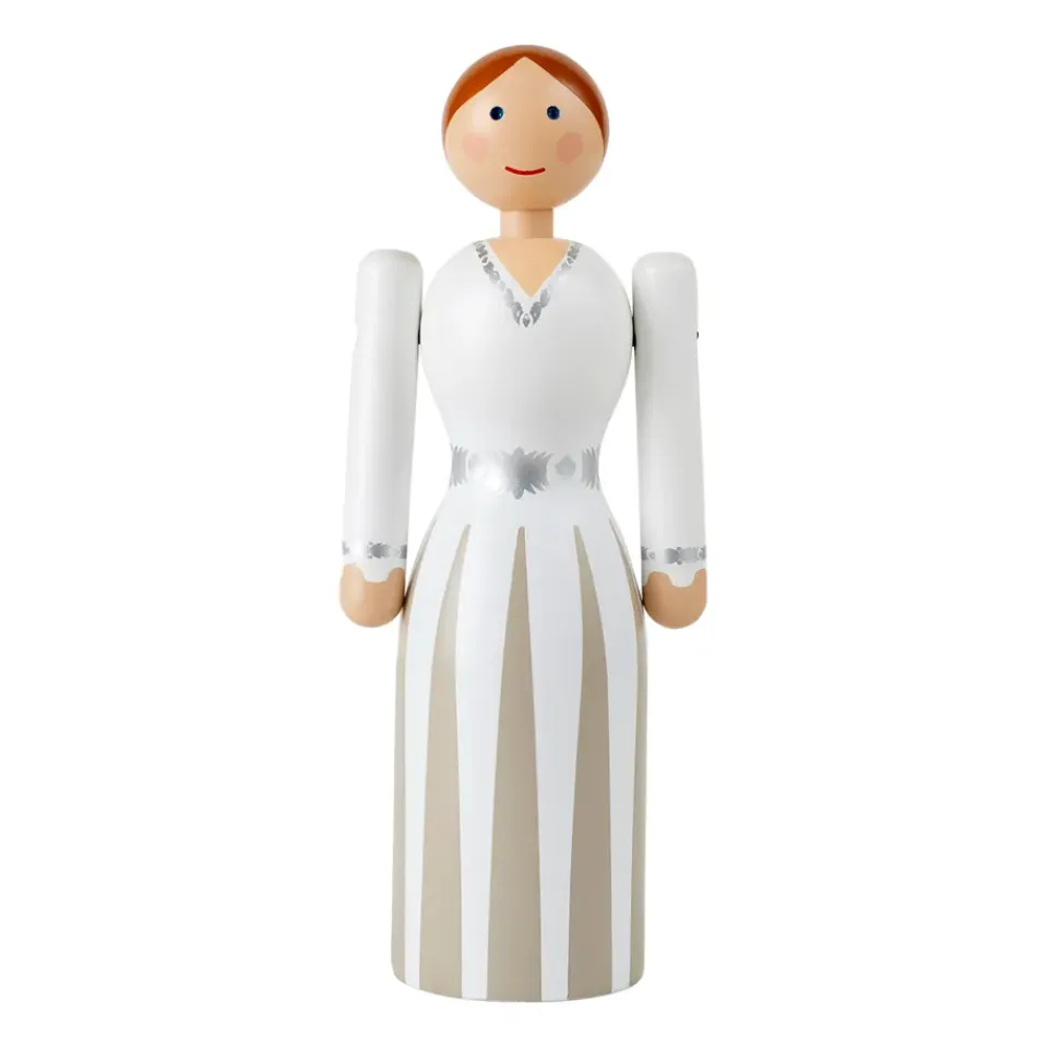 Kay Bojesen Denmark Puuhahmot^Kay Bojesen -morsian, Valkoinen, 17 cm