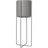 Blomus Ruukut^Kena jalallinen ruukku M k80,5 cm Ø29 cm, Steel gray (tummanharmaa)