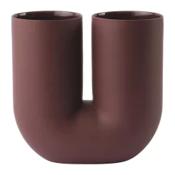 Muuto Maljakot^Kink maljakko 26 cm, Deep red
