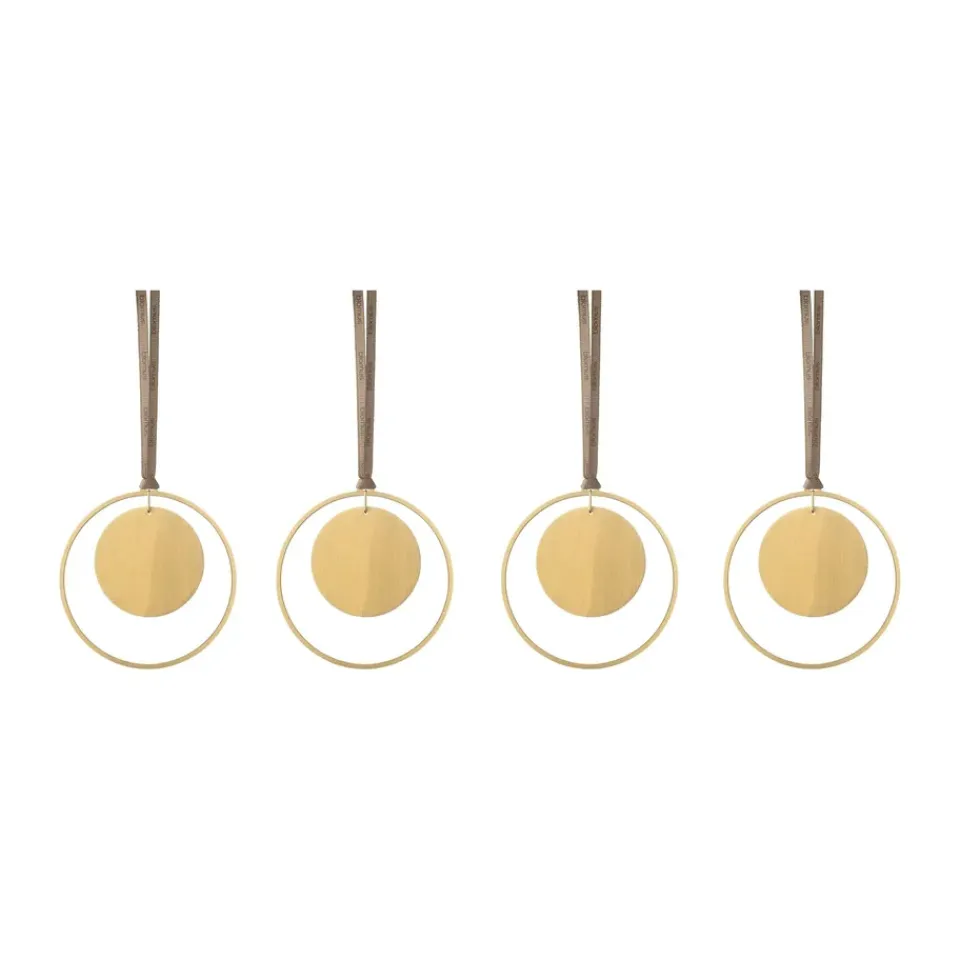 Blomus Joulukoristeet^KITAI joulukoriste 8,5 cm 4-pakkaus, Circle