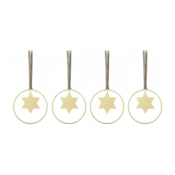 Blomus Joulukoristeet^KITAI joulukoriste 8,5 cm 4-pakkaus, Stars