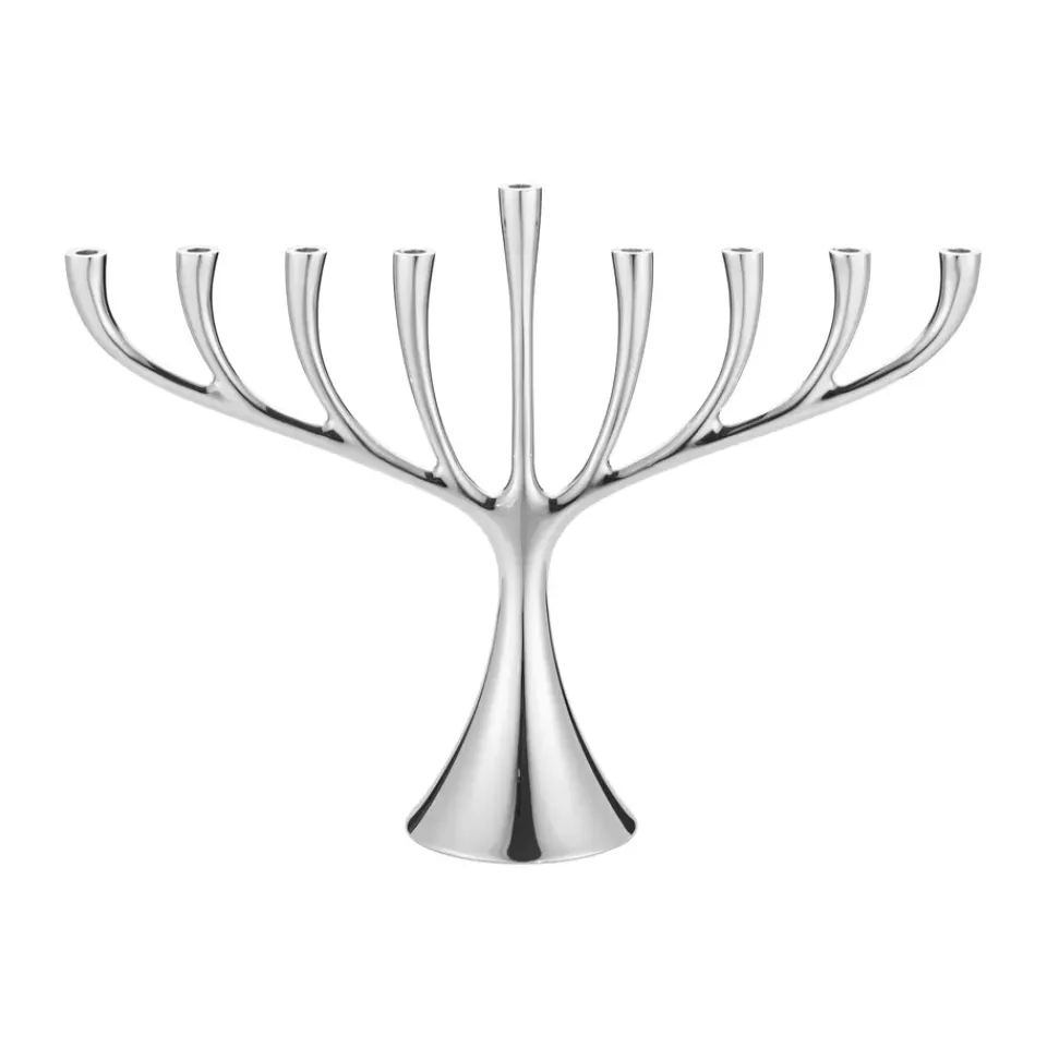 Georg Jensen Kynttilänjalat & Kyntteliköt^Kobra menora yhdeksänhaarainen kynttilänjalka, Ruostumaton teräs