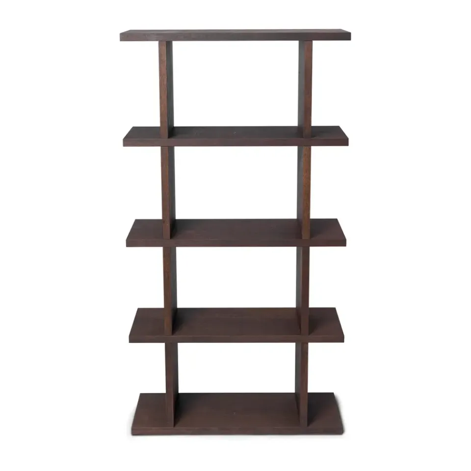 Ferm Living Hyllyt & Hyllyjärjestelmät^Kona kirjahylly 1x4, Dark stained