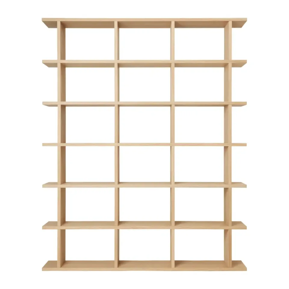 Ferm Living Hyllyt & Hyllyjärjestelmät^Kona kirjahylly 3x6, Natural
