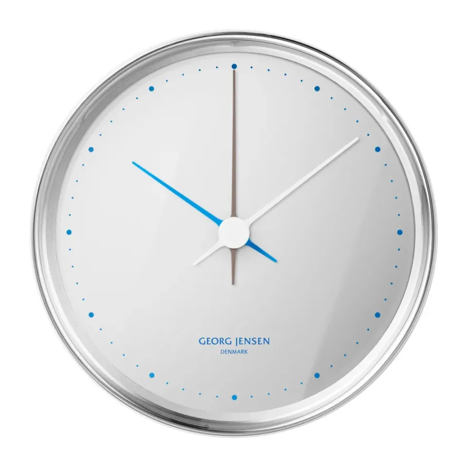 Georg Jensen Seinäkellot^Koppel seinäkello Ø10 cm, Peili Echo